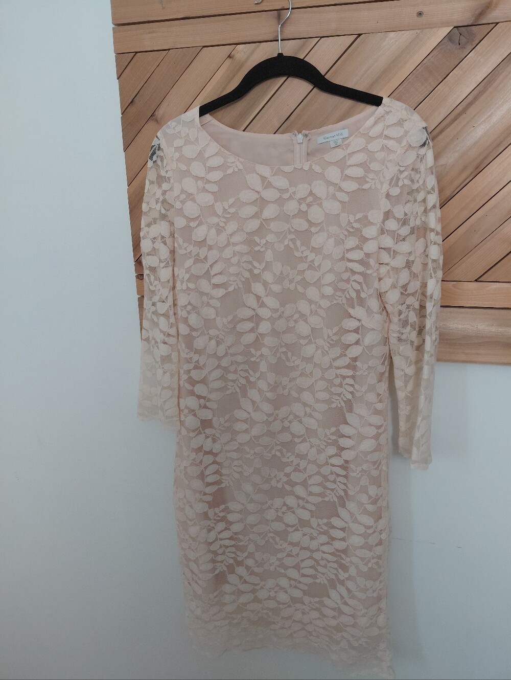 Garnet Hill Dress Size 6 Cream Lace
